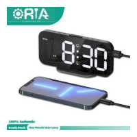 ราคา ORIA นาฬิกาปลุกดิจิตอล LED กระจกนาฬิกาแขวน6 7นิ้วนาฬิกาตั้งโต๊ะขนาดใหญ่12 24H รูปแบบ2กลุ่มปลุก5โหมดฟังก์ชั่นเลื่อน พอร์ต USB สำหรับชาร์จโทรศัพท์มือถือ 3ปรับความสว่างสำหรับนักเรียนผู้ใหญ่ผู้สูงอายุ (15