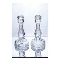 ราคา RAFFAEL เชิงเทียนคู่ลายหนามขนุน ใหญ่ คู่ เชิงเทียน เชิงเทียนแก้ว (844898833)