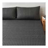 ราคา Dansunreve ผ้าปูที่นอนรัดมุม หรือ ปลอกหมอน ลายเรขาคณิต ผ้าปูที่นอนไฟเบอร์เคมี 5 ฟุต 6 ฟุต (9443324350)