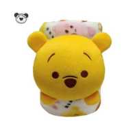 ราคา Disney Tsum Tsum หมอนผ้าห่ม ผ้าห่มม้วนเก็บได้ ผ้าห่ม เอาไว้สำหรับพกพา ม้วนพับเก็บง่าย ลาย ดิสนีย์ ซูม ซูม สินค้าลิขสิทธิ์แท้ (17591700361)