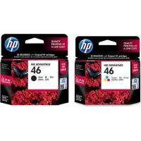 ราคา ตลับหมึก HP Ink 46 ดำ และ สี Ink Cartridge ของแท้ 100 ราคานี้สินค้าโล๊ะสต็อก (10678221989)