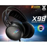 ราคา HEADSET หูฟัง NUBWO GAMER X98 ส่งเสียงในระบบ Surround 7 1 BLACK (5922308649)
