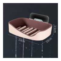 ราคา ชั้นใส่สบู่ ที่วางสบู่ก้อน ที่วางสบู่ห้องน้ำ ที่วางสบู่ติดผนัง ที่วางสบู่แบบแขวน กาวเหนียวแน่น ติดผนังในห้องน้ำ สบู่ (16049611122)