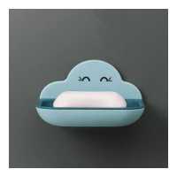 ราคา กล่องสบู่ ใส่สบู่แบบก้อน ลายก้อนเมฆ ที่วางสบู่ ที่รองสบู่ ที่วางสบู่ก้อน ติดผนังในห้องน้ำ ที่วางของใช้ ที่วางสบู่ 2ชั้น ถาดรองสบู่ (16178619755)