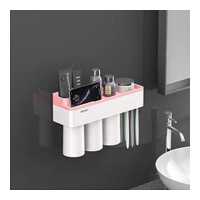 ราคา Bring2Home สินค้าขายแยก ที่กดยาสีฟันอัตโนมัติ ชั้นวางแก้วน้ำแม่เหล็ก ที่ใส่แปรงสีฟัน ที่เก็บแก้วน้ำแปรงสีฟัน (11608068007)