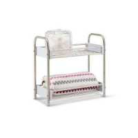 ราคา INDEX LIVING MALL ชั้นวางสแตนเลส 2 ชั้น รุ่นร็อคกี้ BS02 สีเงิน (7547424585)