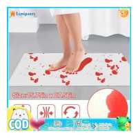 ราคา LumiParty เสื่อปูห้องน้ำสีเลือดสีเสื่อเปลี่ยนชุด สีแดงเปลี่ยนชุดตกแต่งสำหรับงานฮัลโลวีนเปียกเสื่อมหัศจรรย์สำหรับห้องน้ำ (19847327322)