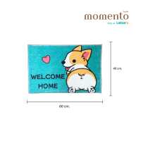 ราคา MOMENTO โมเมนโต พรมเช็ดเท้าขนนุ่ม ผ้าไมโครไฟเบอร์ ไดคัทและสี่เหลี่ยม ขนาด 40X60ซม (18453036060)