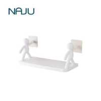 ราคา Naju ชั้นวางของแบบติดผนัง ชั้นวางของติดผนังไม่ต้องเจาะ ชั้นวางในห้องน้ำ ชั้นวางของติดผนัง ชั้นวางห้องน้ำ ชั้นวางติดผนัง ชั้นติดผนัง (17288438844)