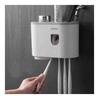 ราคา SK ที่แขวนแปรงสีฟัน ที่ใส่หลอดยาสีฟัน ที่กดยาสีฟัน ที่บีบยาสีฟันอัตโนมัติ เครื่องบีบยาสีฟัน ที่แขวนแปรงสีฟัน ที่กดยาสีฟัน (19407321332)