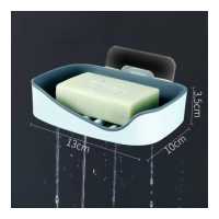 ราคา ที่วางสบู่ ที่วางของในห้องน้ำ ชั้นวางสบู่แบบสองชั้น สำหรับติดห้องน้ำ ที่วางสบู่ห้องน้ำ Soap holder ที่วางสบู่ก้อน ที่วางสบู่ติดผนัง Wall mounted soap holder ที่ใส่สบู่ ที่เก็บสบู่ (15917235375)