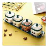 ราคา ภาชนะใสเครื่องเทศ ชุดกล่องเก็บเครื่องปรุง กล่องใส่เครื่องปรุง ที่ใส่เครื่องปรุงพร้อมช้อนตัก ขวดเก็บเครื่องปรุง ชุดใส่เครื่องปรุง (19284051532)