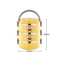 ราคา ปิ่นโตสแตนเลส ทรงกลม ก้นลึก สไตล์วินเทจ ปิ่นโตแยกชั้น กล่องใส่อาหาร กล่องข้าว ปิ่นโต ปิ่นโตสูญญากาศ 1 2 3 4 ชั้น หลายชั้น ปิ่นโตใส่อาหาร (18974643286)