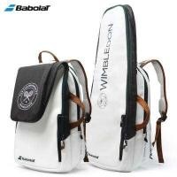 ราคา Genuine Babolat Tennis Backpack Pure Wimbledon Co branding Tennis Padel Squash Badminton Rackets Bag Large Capacity Raquete Bags (19199577476)