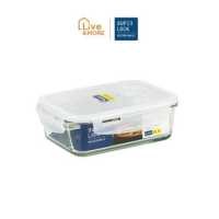 ราคา Super Lock Glass กล่องใส่อาหาร แบบแก้ว ความจุ 800 มล ปราศจากสารก่อมะเร็ง BPA Free รุ่น 6089 (13041760293)