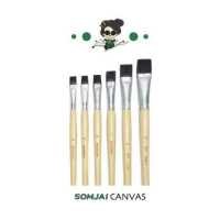 ราคา สง่า มะยุระ พู่กันชนิดหัวแบน พู่กันขนสังเคราะห์ พู่กันแบนขนสังเคราะห์ พู่กันเบอร์ 14 24 (15919772599)