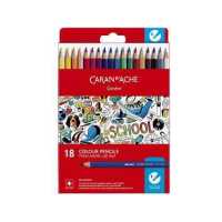 ราคา Caran D ache ชุดสีไม้ระบายน้ำ รุ่น School Line เกรดเริ่มต้น 18 สี กล่องกระดาษ 1290 718 (883538929)