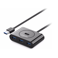 ราคา UGREEN รุ่น 20290 HUB USB UGREEN USB 3 0 4 PORTS 50CM BLACK รับประกันนาน 2 ปี (1445060580)