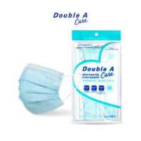 ราคา 10 ชิ้น สีฟ้า หน้ากากทางการแพทย์ Double A Care SURGICAL MASK 3 PLY (10228948073)