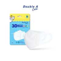 ราคา 10 ชิ้น แบบซอง Size M สำหรับเด็กโต หน้ากากทางการแพทย์ Double A Care SURGICAL MASK 3 PLY (17591747152)