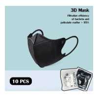 ราคา 3D mask หน้ากากอนามัยป้องกันแบคทีเรีย ทรงกระชับหน้า แมสหน้าเรียว (19603540370)