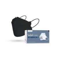 ราคา หน้ากากอนามัยทางการแพทย์ 3D Welcare WF 99 สีดำ P50 (19574353942)