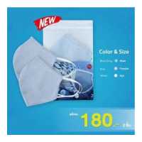 ราคา CHERISH Mask แมสผ้าป้องกันเชื้อโรค รุ่น Zinc Nano Tech หน้ากากผ้าป้องกันละอองฝุ่นควัน PM2 5 แพ็ค2ชิ้น (14999552413)