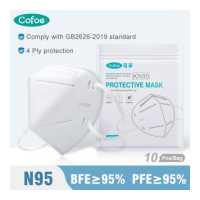 ราคา Cofoe KN95หน้ากาก4ชั้นหน้ากากป้องกันแบบใช้ซ้ำได้กันฝุ่นป้องกันหมอกป้องกันไวรัสหน้ากากป้องกันฝุ่นละอองขนาดเล็กหน้ากากปิดปากแบบใช้แล้วทิ้ง3D สำหรับผู้ใหญ่ (13592346314)