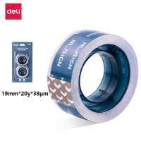 ราคา Deli เทปใส เทปกาว สก็อตเทป มาสกิ้งเทป ขนาดพกพา ขนาด 12mm 19mm ฉีกง่ายด้วยมือ 1 แพ็ค มี 2 ชิ้น ใช้งานได้นาน ความยาว 20y (17521015216)