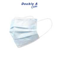 ราคา สีฟ้า Double A Care หน้ากากอนามัยทางการแพทย์ ชนิดยางยืด 3 ชั้น SURGICAL MASK 3 PLY (17432716116)