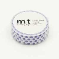 ราคา mt masking tape dot night blue MT01D361 เทปตกแต่งวาชิ ลาย dot night blue แบรนด์ mt masking tape ประเทศญี่ปุ่น (15043573869)
