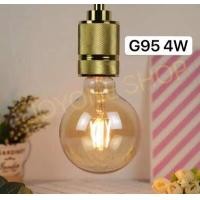 ราคา หลอดไฟวินเทจ หลอด ST64 G95 A60 G125 LED E27 Filament ฟิลาเมนต์ ทรงเอดิสัน4w 8W แสงวอร์ม (7186396052)