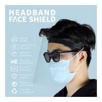 ราคา เฟสชิลด์ Face Shield หน้ากากป้องกัน 1 ชิ้น Qualy Head Band Face Shield (2224050790)