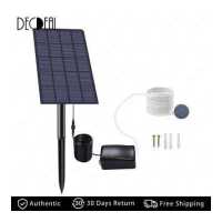 ราคา ปั๊มออกซิเจนพลังงานแสงอาทิตย์แบบเสียบปลั๊ก2วัตต์ ตัวสร้างออกซิเจนในตู้ปลาปั๊มอากาศออกซิเจนในตู้ปลาพร้อมท่ออากาศฟองหินสำหรับบ่อปลาในสวนกลางแจ้ง (13701316590)