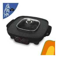 ราคา Anitech แอนนิเทค เตาปิ้งย่างไฟฟ้า พร้อมหม้อต้ม ทรงสี่เหลี่ยม รุ่น BBQ 11S (16978859706)