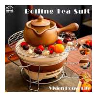 ราคา Vision เตาบาร์บีคิวกลางแจ้งเซต4ชิ้นสำหรับชงชารอบเตาเตาถ่านแบบโบราณเตาถ่านแบบหนาหม้อไฟหม้อปรุงอาหารชาการปรุงอาหารด้วยเตาถ่านเตาถ่านเครื่องปั้นดินเผาขอบฮ่องกง (17276384186)