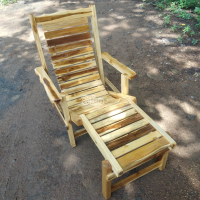 ราคา เก้าอี้ระนาด เก้าอี้สายพาน เก้าอี้ปรับนอนได้ เก้าอี้พักผ่อน ปรับได้สองระดับ ขนาด กว้าง72cm ลึก155cm สูง90cm ทำจากไม้สักทอง (17431232186)