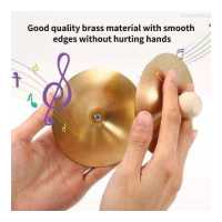 ราคา ฉาบขนาดเล็กฉิ่งนิ้วมือมีด้ามจับไม้ขนาด3 5นิ้ว พลาสติกมาร์กตำแหน่งนิ้วกีตาร์สำหรับระบำหน้าท้องยาว9ซม 1คู่สำหรับผู้ใหญ่เด็ก (19653031130)