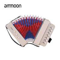 ราคา ammoon มินิ10ปุ่มหีบเพลงของเล่นเด็กรองรับคอร์ดเบส14โน้ตพร้อมพลาสติกมาร์กตำแหน่งนิ้วกีตาร์ผ้าทำความสะอาดเพื่อการศึกษาสำหรับเด็ก (18481256003)