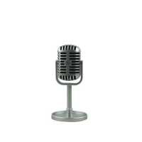 ราคา ammoon Simulation Props Vintage Mic Classic Vocal Style Microphone Staged Photography Accessory (19643995271)