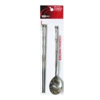 ราคา ช้อนและตะเกียบลายดั้งเดิมของเกาหลี Set 한국 전통 문양 수저 셋트 korea traditional spoon Chopsticks Set Made in Korea (6738326458)