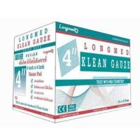 ราคา LONGMED KLEAN GAUZE ลองเมด คลีนก๊อซ ผ้าก๊อซใยสังเคราะห์ 2 นิ้ว 3 นิ้ว 4 นิ้ว 10 ห่อ กล่อง (17916180017)