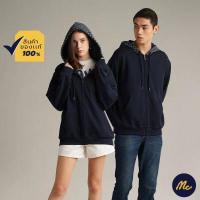 ราคา Mc Jeans เสื้อกันหนาว ฮู้ดดี้ Unisex สีกรมท่า MJHP181 (17942370166)