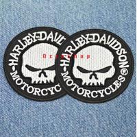 ราคา 2อัน ตัวรีดติดเสื้อผ้า ปัก HARLEY ตัวรีด HARLEY กระโหลก อาร์มติดเสื้อลาย HARLEY ปักลาย ฮาเล่ อาร์มรีด ตกแต่ง หมวก กระเป๋า แจ๊คเก็ต ยีนส์ เสื้อ 159 (16936872440)