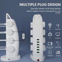 ราคา ปลั๊กไฟคอนโด ปลั๊กไฟ ปลั๊กคอนโด 4ชั้น 16ข่อง 3ข่องUSB มีหูปลั๊กพ่วง ปลั๊ก ปลั๊กไฟมาตรฐาน ปลั๊กไฟต่อพ่วง สายยาว 2 3 4 5 9 เมตร (14054302412)