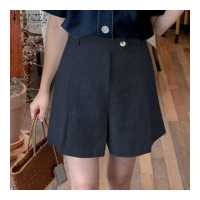 ราคา จัดส่งฟรี Esolo ZANZEA Muslimah ผู้หญิงมุสลิมผ้าลินินผ้าฝ้ายกางเกงขาสั้นเอวสูงธรรมดาอย่างเป็นทางการ Chino กางเกงกางเกง KRS 10 (15493730591)