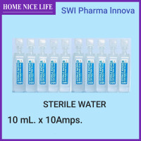 ราคา Sterile Water น้ำกลั่น หลอด ขนาด 10mL x 10Amps Exp 2025 (19226034349)