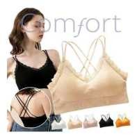 ราคา สปอร์ตบราไร้ขอบ บรา3D สายเดี่ยว ไขว้หลัง ผ้านุ่ม ใส่สบาย บราไร้ขอบ สายเดี่ยวไขว้ (8769693364)