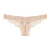 ราคา Annebra กางเกงใน ทรงตอง ผ้าลูกไม้ Thong Panty รุ่น AU3 805 สีดำ สีนู้ด (7487674625)