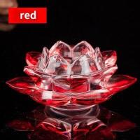 ราคา Witte ฐานดอกบัวแก้ว มีให้เลือกถึง 7สี ฐานลูกแก้วพญานาค ที่ใส่โคมดอกบัว ดอกบัวคริสตัล (16573843563)